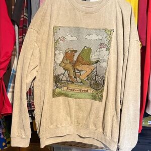 Beige Frog and Toad Sweater
